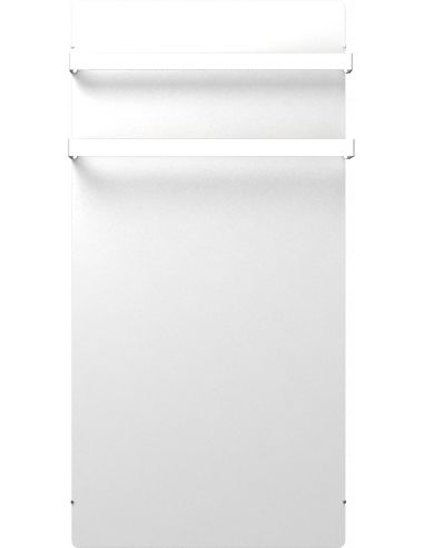 Sèche-serviettes rayonnnant SLIM 2.0 S-SERVIETTES 800W BLANC QUARTZ 100X50CM VALDEROMA 17800TL