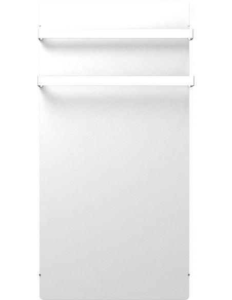 Sèche-serviettes rayonnnant SLIM 2.0 S-SERVIETTES 800W BLANC QUARTZ 100X50CM VALDEROMA 17800TL