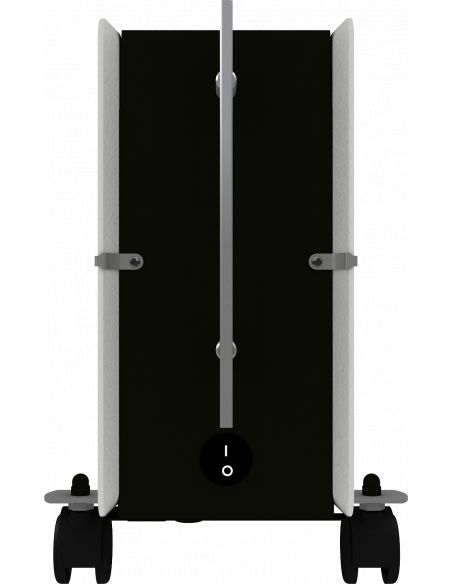 Radiateur d'appoint OPTIMUS 1600W BLANC QUARTZ 50X25CM VALDEROMA BQ1600O