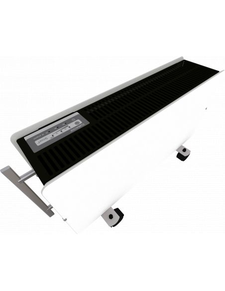 Radiateur d'appoint OPTIMUS 1600W BLANC QUARTZ 50X25CM VALDEROMA BQ1600O