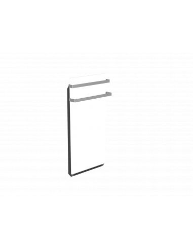 Sèche-serviettes soufflant GODAI SOUFFLANT 700+1000W BLANC QUARTZ VALDEROMA BZ17BLG