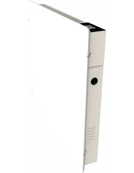 Radiateur à inertie WIFI 800W CARRE 50X50CM BLANC QUARTZ VALDEROMA BZ0800W