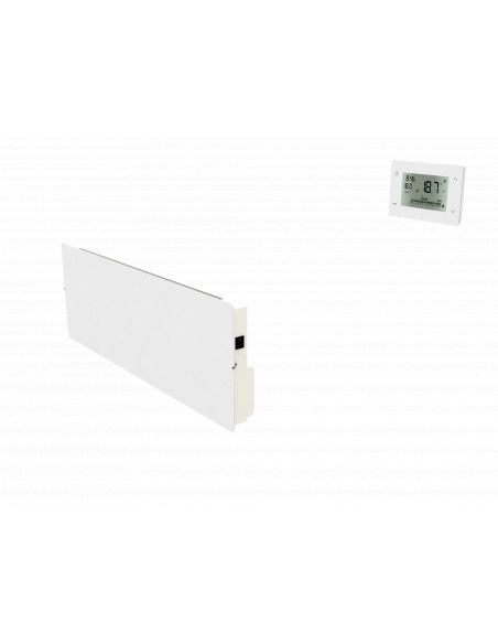 Radiateur à inertie PLINTHO 2000 W B. QUARTZ 100X35CM VALDEROMA BZ2000P