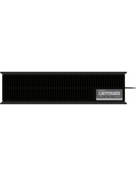Radiateur d'appoint OPTIMUS 1600W NATURA NOIR 50X25CM VALDEROMA DN1600O