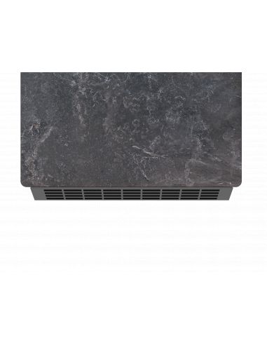 Sèche-serviettes soufflant GODAI SOUFFLANT 700+1000W NATURA NOIR VALDEROMA NN17BLG
