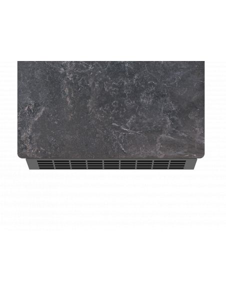 Sèche-serviettes soufflant GODAI SOUFFLANT 700+1000W NATURA NOIR VALDEROMA NN17BLG