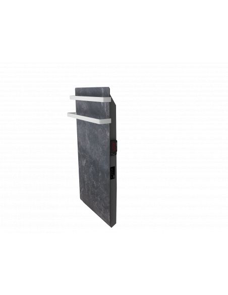 Sèche-serviettes soufflant GODAI SOUFFLANT 700+1000W NATURA NOIR VALDEROMA NN17BLG
