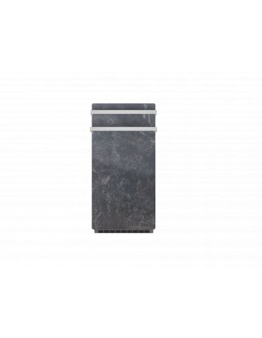 Sèche-serviettes soufflant GODAI SOUFFLANT 700+1000W NATURA NOIR VALDEROMA NN17BLG