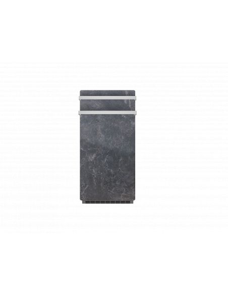 Sèche-serviettes soufflant GODAI SOUFFLANT 700+1000W NATURA NOIR VALDEROMA NN17BLG