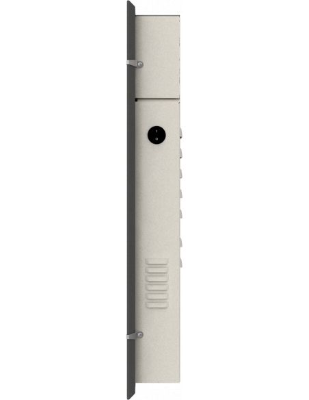 Radiateur à inertie WIFI 800W CARRE 50X50CM NATURA NOIR VALDEROMA NN0800W