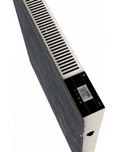 Radiateur à inertie WIFI 800W CARRE 50X50CM NATURA NOIR VALDEROMA NN0800W