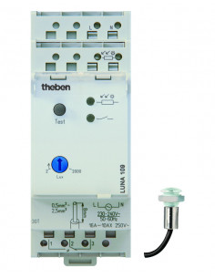Interrupteur horaire digital 230V 2 contacts inverseurs 16A TR612 Top3  Theben