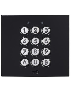 Ensemble clavier codé GTAC finition noire satinée GTACB AIPHONE 200439