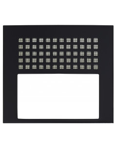 Façade finition noire satinée pour micro HP GTDBV et GTDBVN GTDBPB AIPHONE 200429