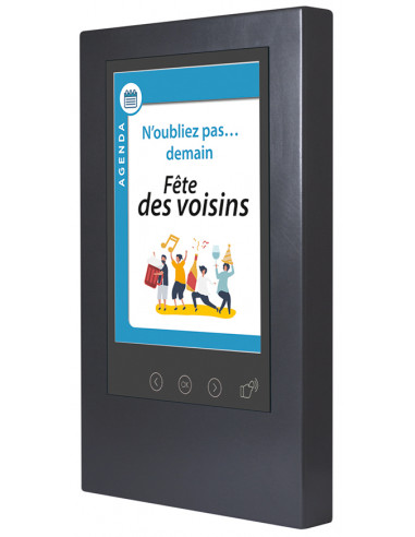 Tableau d'affichage interactif tactile 15 pouces HETAIS AIPHONE 150047