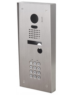 Façade inox saillie & clavier codé pour kit enc. JP & JO KJKS AIPHONE 130234