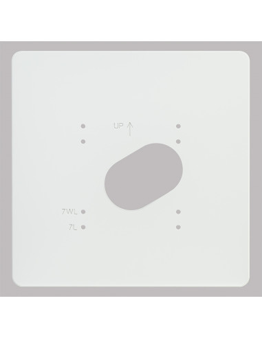 Plaque de propreté en PVC blanc pour GT1C7L et GT1C7WL PPV7 AIPHONE 200491