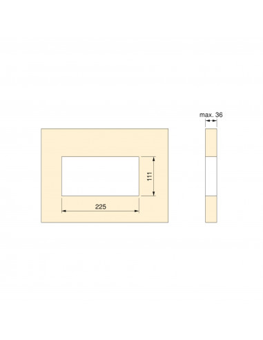 Multiconnecteur Atom 26 pour bureau EMUCA 5039925