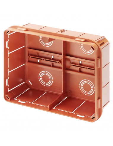BACK BOX FLUSH M. DIN R.BRICK 196X152X75 GEWISS GW48116