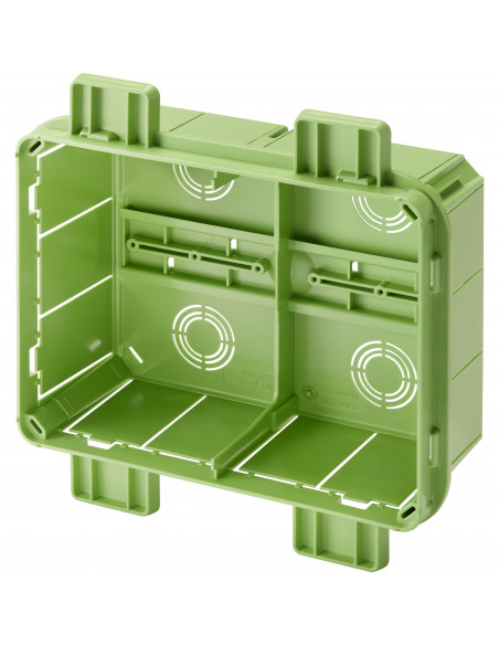 BACK BOX FLUSH M.DIN R. 392X152X75 GREEN GEWISS GW48118PM