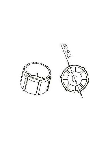 Kit adaptateur rond 28,5 x 0,75 mm CAME 001YK3102