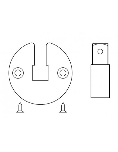 Insert sécurité Q16 pour MO 4 CAME 001YM0101