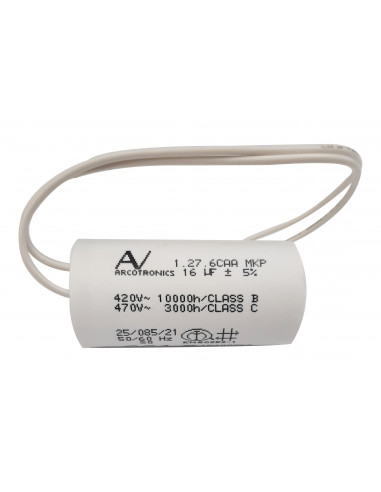 Condensateur 16µF avec câbles CAME 119RIR287