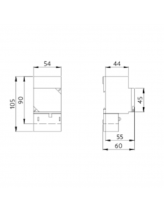 Horloge Modulaire Analog Journalier B.E.G CHRONOLUX TS-AD4 92680 2