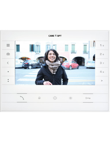 Moniteur FUTURA X2 WH BF Vidéo 7" Couleur main libre "mémoire" CAME 62100610