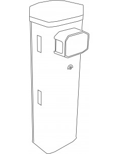 Barrière GGT40ACS 230V moteur 24V avec encodeur. RALX personnalisé CAME 803BB-0280