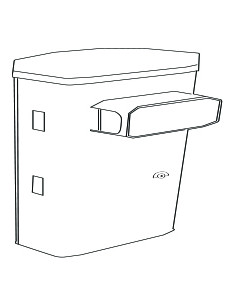 Barrière GGT80ACS 230V moteur 24V avec encodeur. RALX personnalisé CAME 803BB-0290