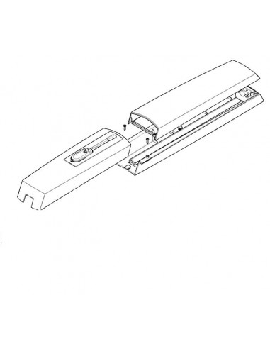Groupe plastiques externes RAL7024 AXL CAME 88001-0199