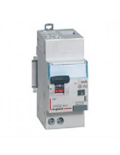 Disjoncteur différentiel DX³4500 arrivée à vis U+N 230V 10A type AC 30mA 2 modules LEGRAND 410712 2