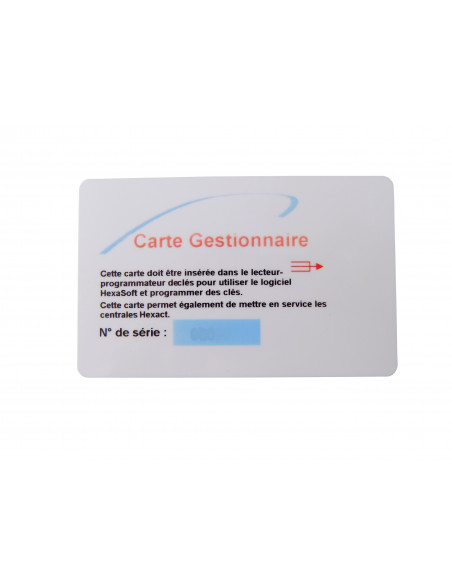 Carte gestionnaire pour compte HEXACT WEB AIPHONE HECGEST 150020