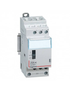 Contacteur domestique CX³ silencieux bobine 230V 3 Pôles 400V 25A contact 3F 2 modules LEGRAND 412502