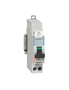 Disjoncteur DNX3 1P+N 25A 4500A/6KA Bornes Automatiques LEGRAND 406885