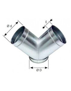 CULOTTE 160/2X125 CU 160/2X125 ATLANTIC 524649 2