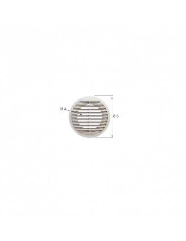 PRISE D AIR PLASTIQUE 160 BEIG ME PLAST 160 B ATLANTIC 464042