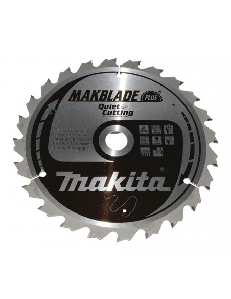 LAM TCT ST MAK+ 190/20/24 BOIS MAKITA B-32437