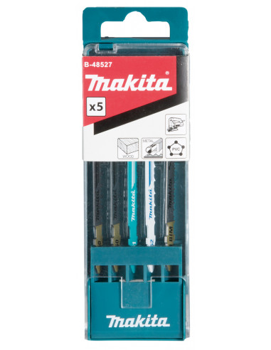 PACK LAMES MULTIMATERIAUX SCIE SAUTEUSE (5 PCS) MAKITA B-48527