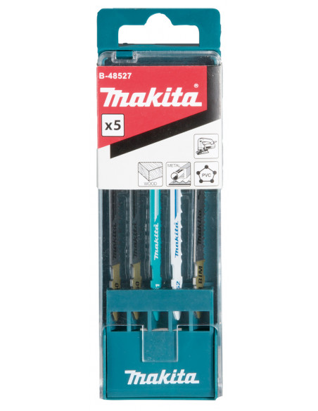 PACK LAMES MULTIMATERIAUX SCIE SAUTEUSE (5 PCS) MAKITA B-48527