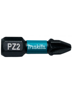 2 Embouts Impact Black 25 mm POZIDRIV (PZ) Hexa 1/4'' MAKITA B-63644