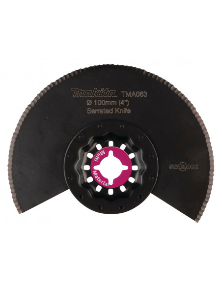 LAME SEGMENT BIM STARLOCK 100MM MOQUETTE MAKITA B-64967