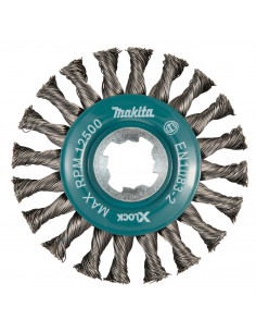 Brosse circulaire en fil d’acier Fil torsadé (plein) 115 mm X-LOCK MAKITA D-73405