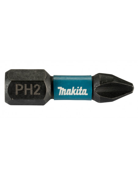 PACK EMBOUT IMPACT BLACK PH2 25MM 25PCS MAKITA E-12360
