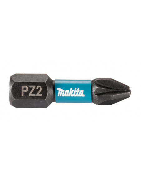 PACK EMBOUT IMPACT BLACK PZ2 25MM 25PCS MAKITA E-12376
