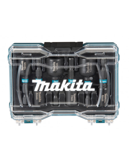COFFRET 6 DOUILLES À QUEUE IMPACT BLACK MAKITA E-15768