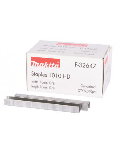 AGRAFES 10X10,6MM TIGE 0,5X1,25MM (5040 PCS) MAKITA F-32647