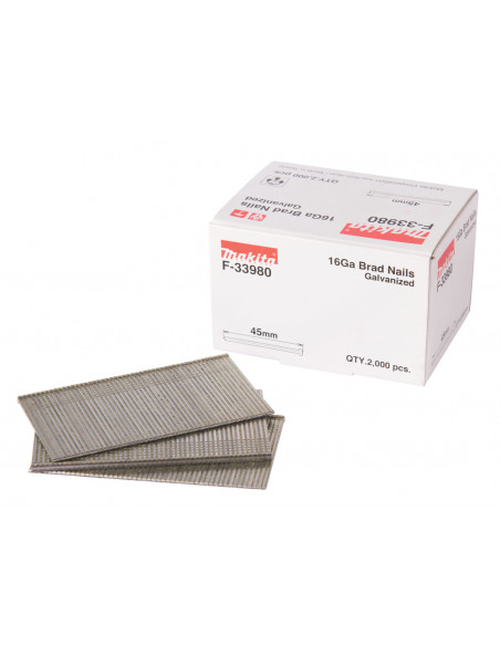CLOUS BRADS 16GA 45MM (2000 PCS) MAKITA F-33980