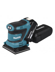 PONCEUSE VIBRANTE 112x102mm 18V BL1850Bx2 MAKITA DBO480RTJ